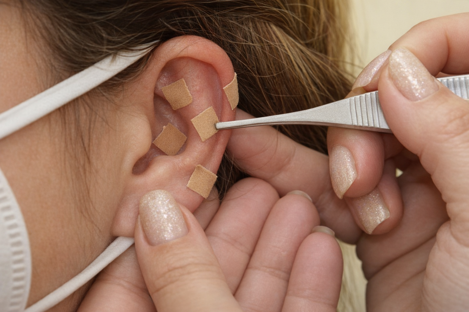 Acupuntura sem agulhas com laser terapêutico para crianças e idosos